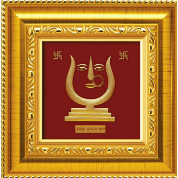 24 k gold devotional gift lord rani sati dadi phot... by 