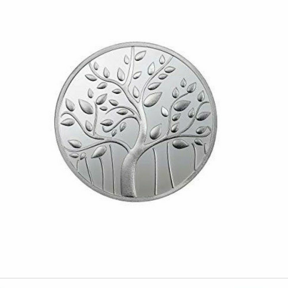 Mmtc 999 Pure Silver Banyan Tree Coin 10gm